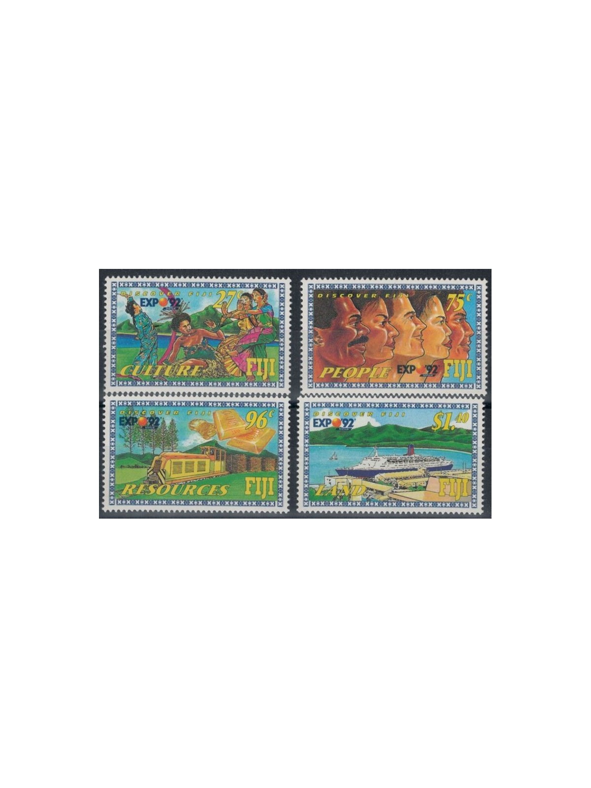 FIJI 1992 Expo 92 4v MNH**