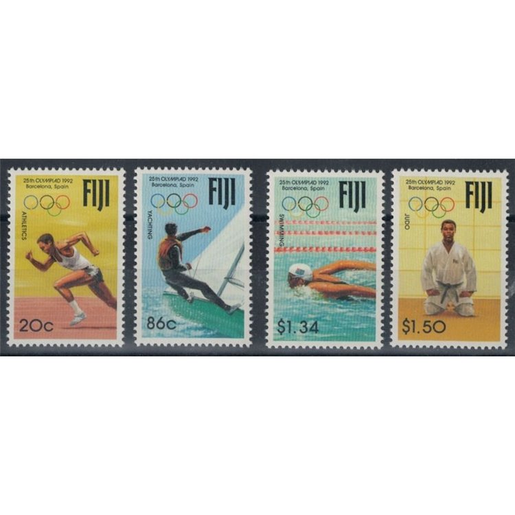 FIJI 1992 Giochi olimpici estivi 4v MNH**