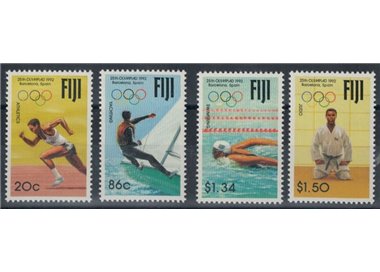 FIJI 1992 Summer Olympic Games 4v MNH**