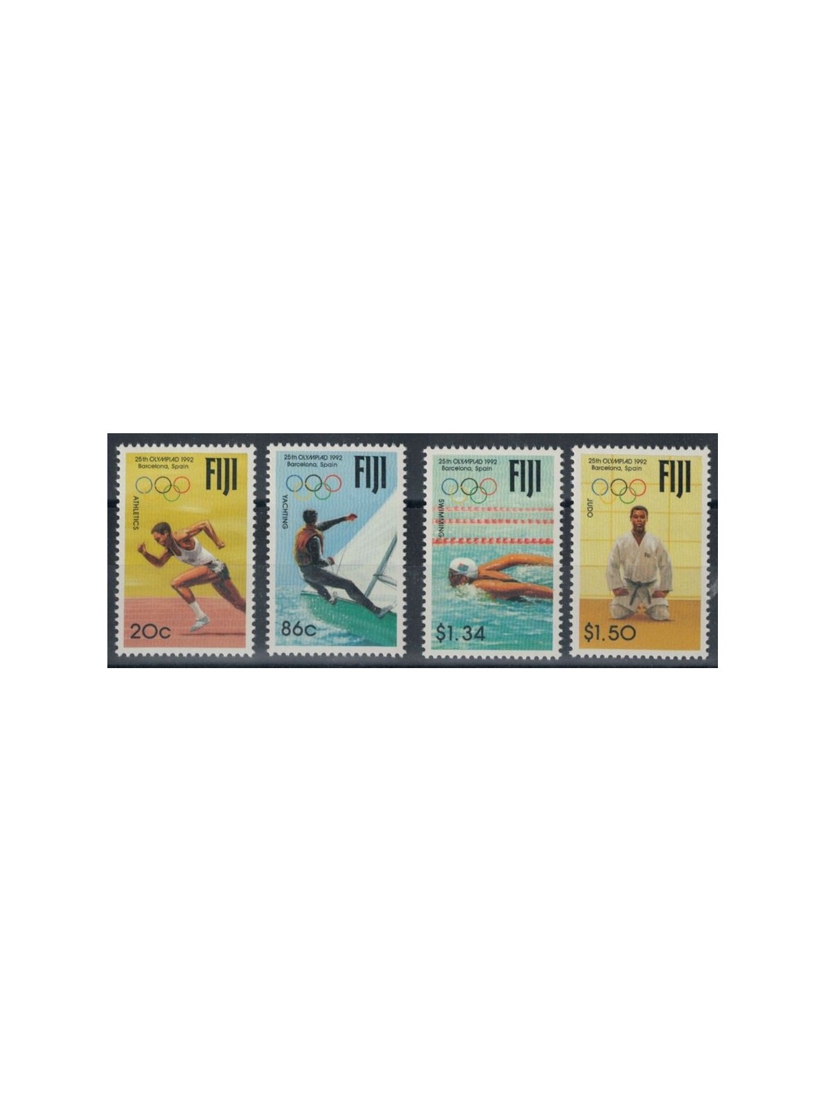 FIJI 1992 Giochi olimpici estivi 4v MNH**