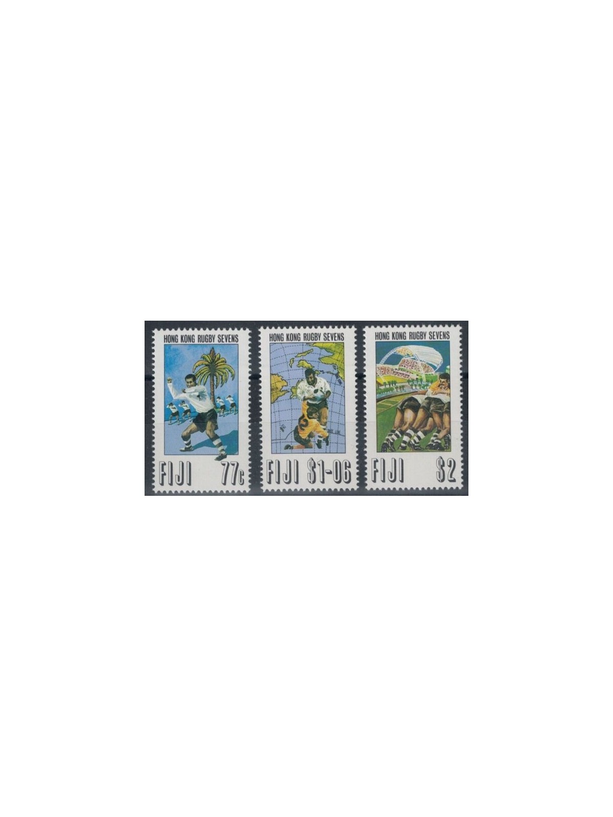 FIJI 1993 Campionato di rugby 3v MNH**
