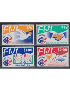 FIJI 1993 Peace Corps 4v MNH**