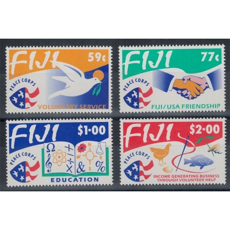 FIJI 1993 Peace Corps 4v MNH**
