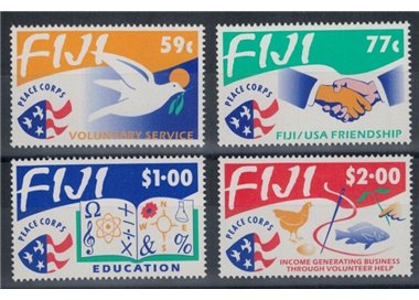 FIJI 1993 Peace Corps 4v MNH**