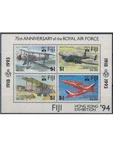 FIJI 1994 Esposizione filatelica internazionale 1 BF MNH**