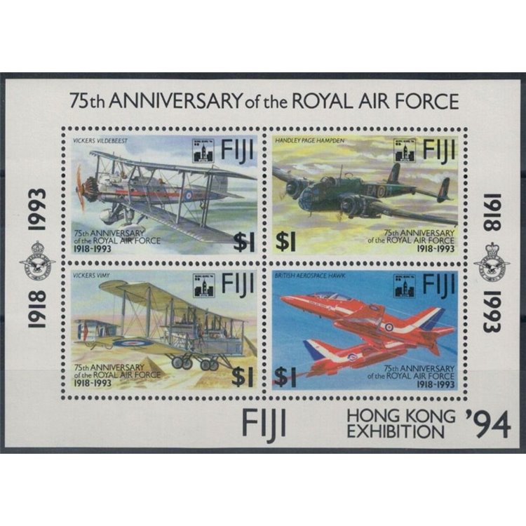 FIJI 1994 International Philatelic Exhibition 1 s/s MNH**