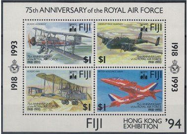 FIJI 1994 International Philatelic Exhibition 1 s/s MNH**