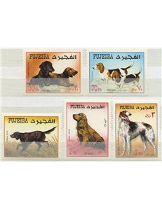 FUJEIRA 1971 Fauna, cani 5v MNH**