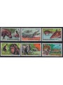 GABON 1967 Fauna, various animals - Animals 6v MNH**