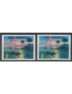 FILIPPINE 1960 Anno mondiale del rifugiato 2v MNH**
