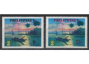 PHILIPPINES 1960 World Refugee Year 2v MNH**