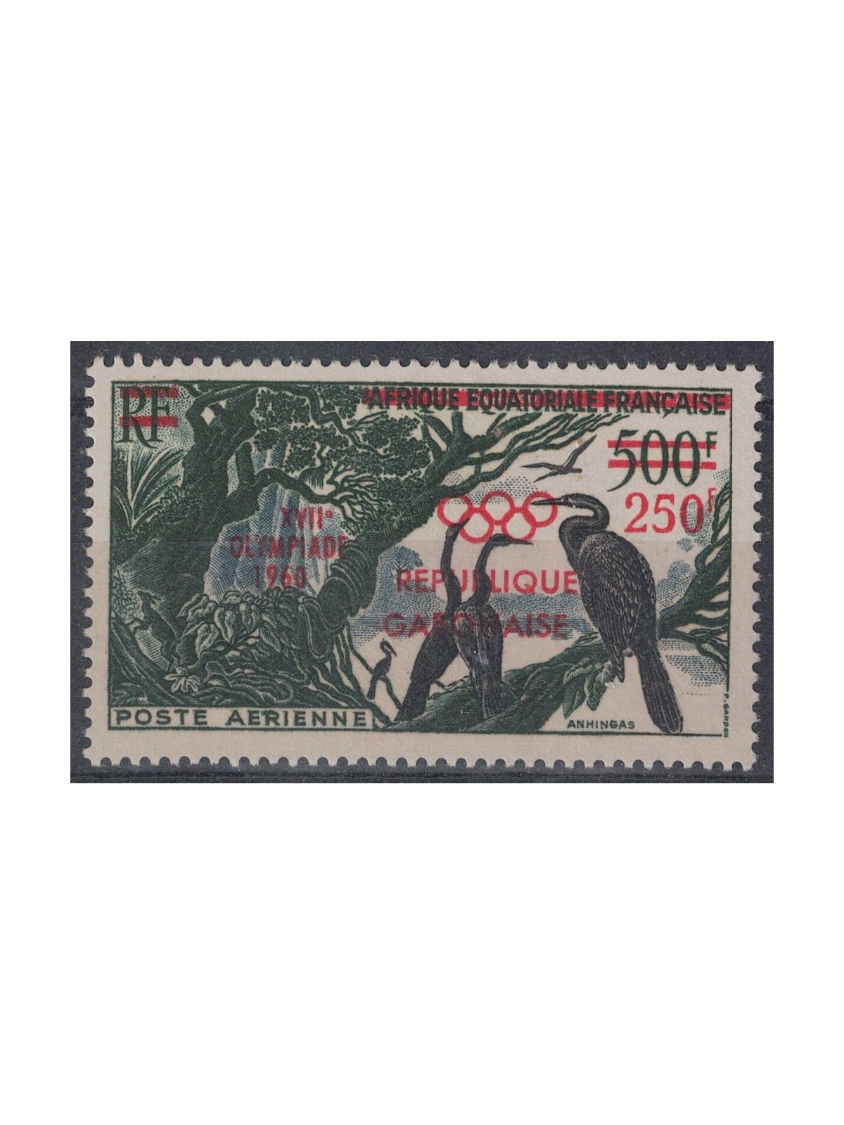 GABON 1960 Giochi olimpici di Roma MNH**