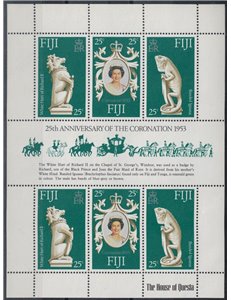 FIJI 1978 Silver Jubilee m/s MNH**