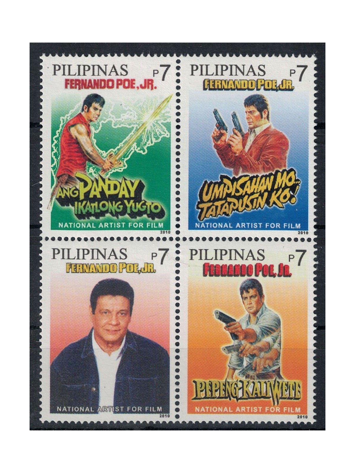 PHILIPPINES 2010 Fernando Poe 4v MNH**