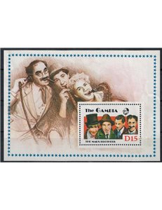 GAMBIA 1988 Personaggi dello Spettacolo (I) BF MNH** (dif)