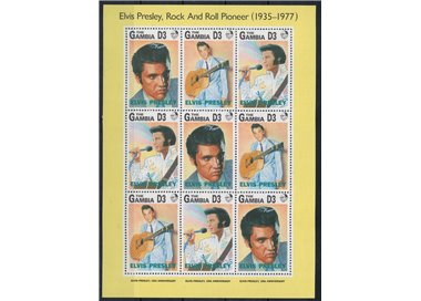 GAMBIA 1992 Elvis Presley m/s MNH**