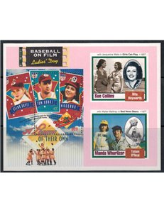 GAMBIA 1993 Film sul Baseball (II) BF MNH**