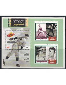 GAMBIA 1993 Film sul Baseball (III) BF MNH**