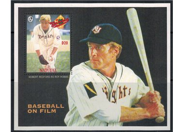 GAMBIA 1993 Baseball Movie (IV) s/s MNH**
