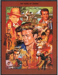 GAMBIA 1995 Centenario del Cinema (James Dean) 9v MNH**
