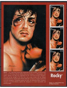 GAMBIA 1996 Anniversary of the Rocky film m/s MNH**