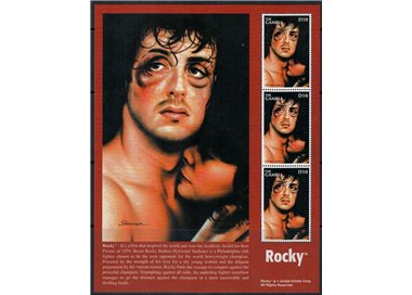 GAMBIA 1996 Anniversario del film Rocky MF MNH**