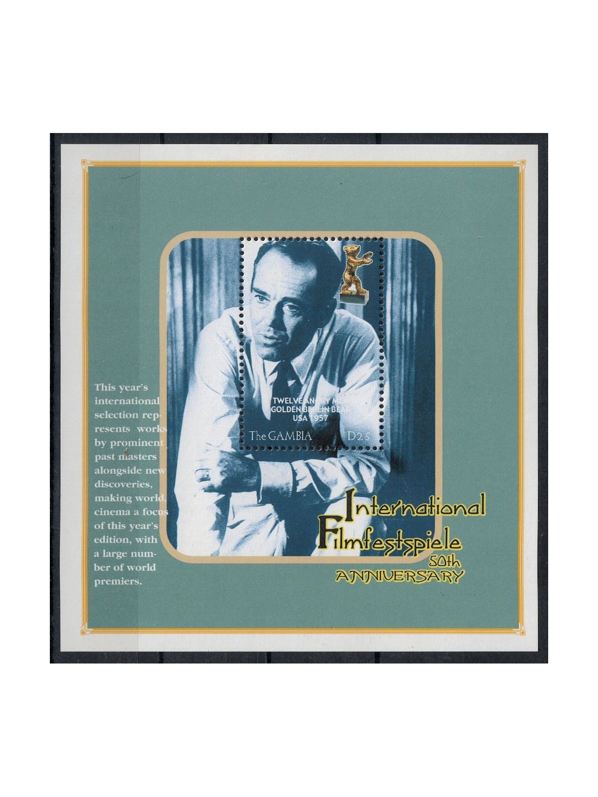 GAMBIA 2000 International Film Festival s/s MNH**