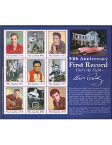 GAMBIA 2004 Elvis Presley (II) 9v MNH**