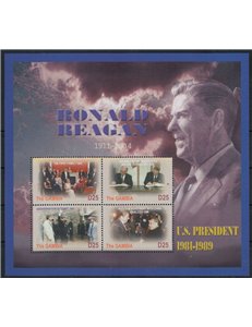 GAMBIA 2005 In memory of Ronald Reagan (IV) 4v MNH**