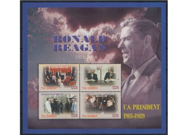 GAMBIA 2005 In memory of Ronald Reagan (IV) 4v MNH**