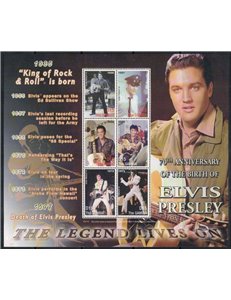 GAMBIA 2005 Elvis Presley (II) 6v MNH**