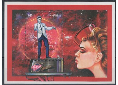 GAMBIA 1995 Elvis Presley s/s MNH**