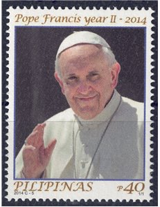 FILIPPINE 2014 Papa Francesco MNH**