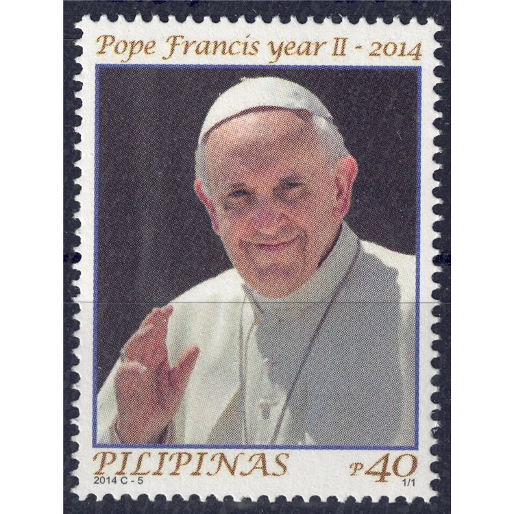 FILIPPINE 2014 Papa Francesco MNH**