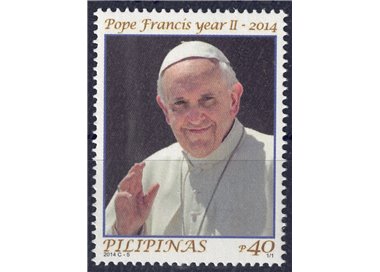 PHILIPPINES 2014 Pope Francis MNH**