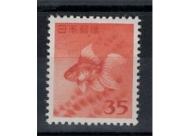 JAPAN 1952 Ordinary series, goldfish - Definitive, goldfish 1v MNH**