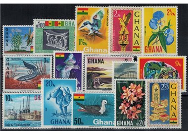 GHANA 1967 Definitives 15v MNH**