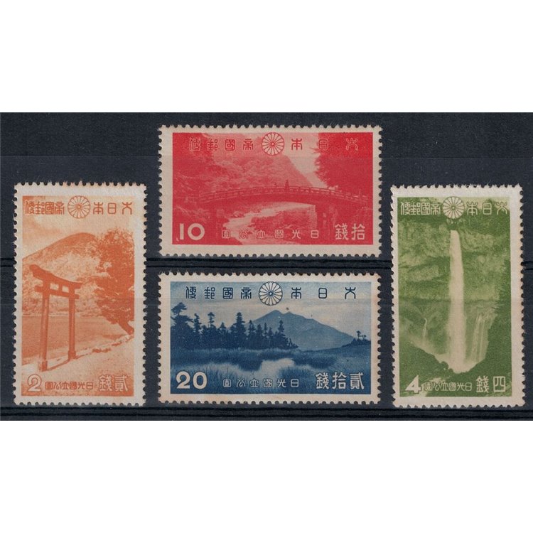 JAPAN 1938 Nikko National Park 4v MNH**
