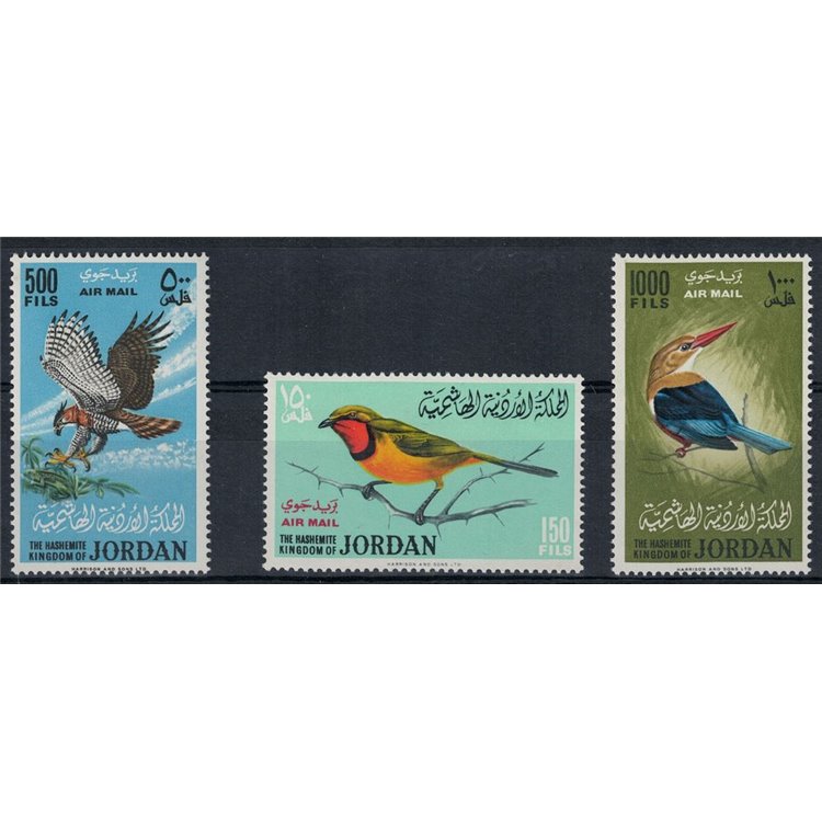 JORDAN 1965 Fauna, birds 3v MNH**