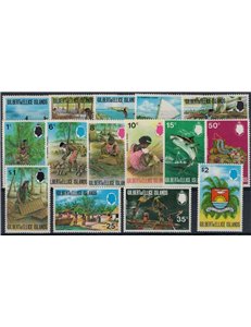 GILBERT & ELLICE ISLANDS 1970/71 Ordinari - Definitives 15 v