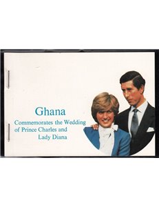 GHANA 1981 Charles and Diana Royal Wedding 1 booklet MNH**
