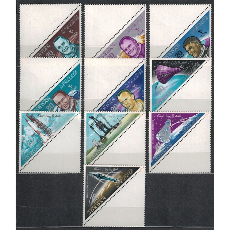 JORDAN 1964 Conquest of Space 10v MNH**