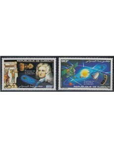 DJIBOUTI 1986 Halley's Comet 2v MNH**