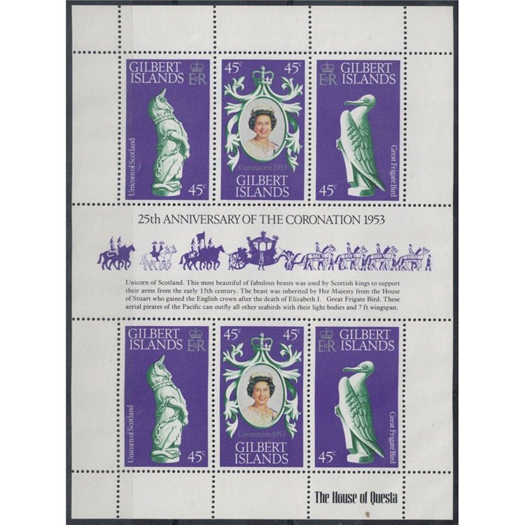 GILBERT ISLANDS 1978 Silver Jubilee MF MNH**