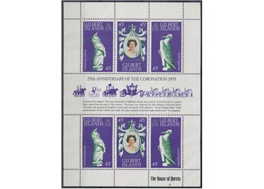 GILBERT ISLANDS 1978 Silver Jubilee m/s MNH**