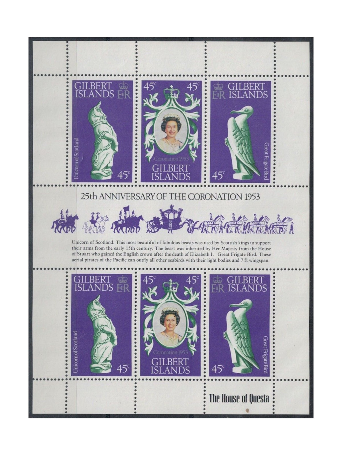 GILBERT ISLANDS 1978 Silver Jubilee MF MNH**