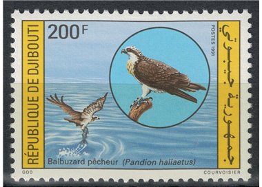 DJIBOUTI 1991 Fauna, Osprey MNH**