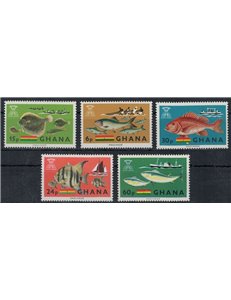 GHANA 1966 Fight against hunger 5v MNH**
