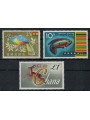GHANA 1967 Ordinary series (overprinted) 3v MNH**
