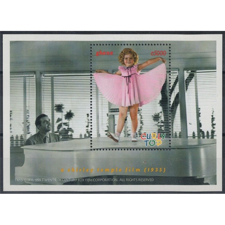GHANA 1999 Shirley Temple (Curly Top) BF MNH**